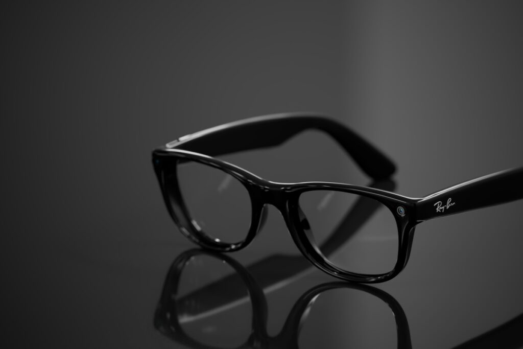 A pair of new Ray Ban prescription smart glasses